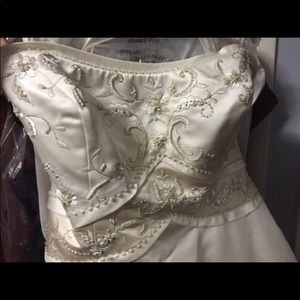 Mori lee blue wedding dress
